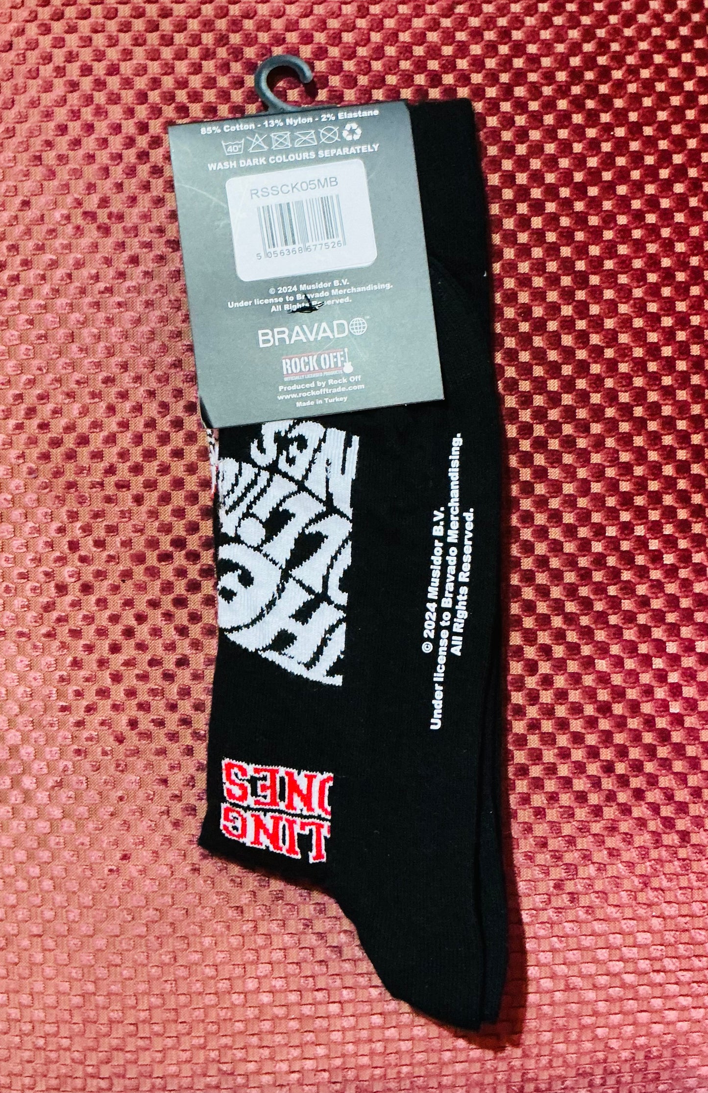 Rolling Stones Logos Socks