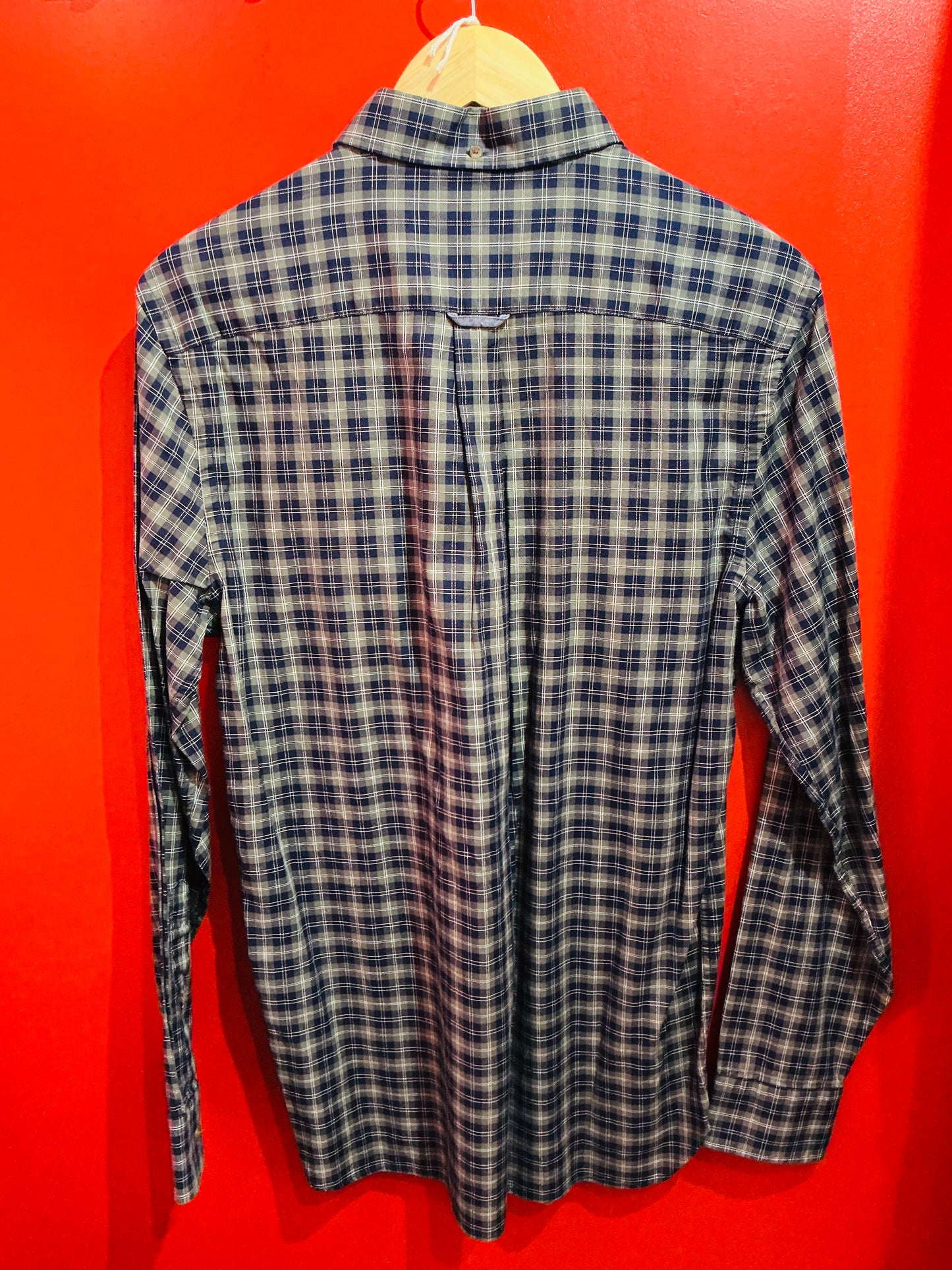 Vintage Jaeger Green & Blue Checked Shirt