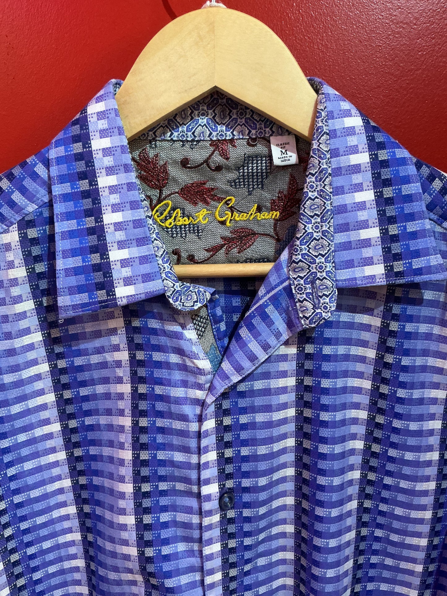 Robert Graham Purple Retro Shirt