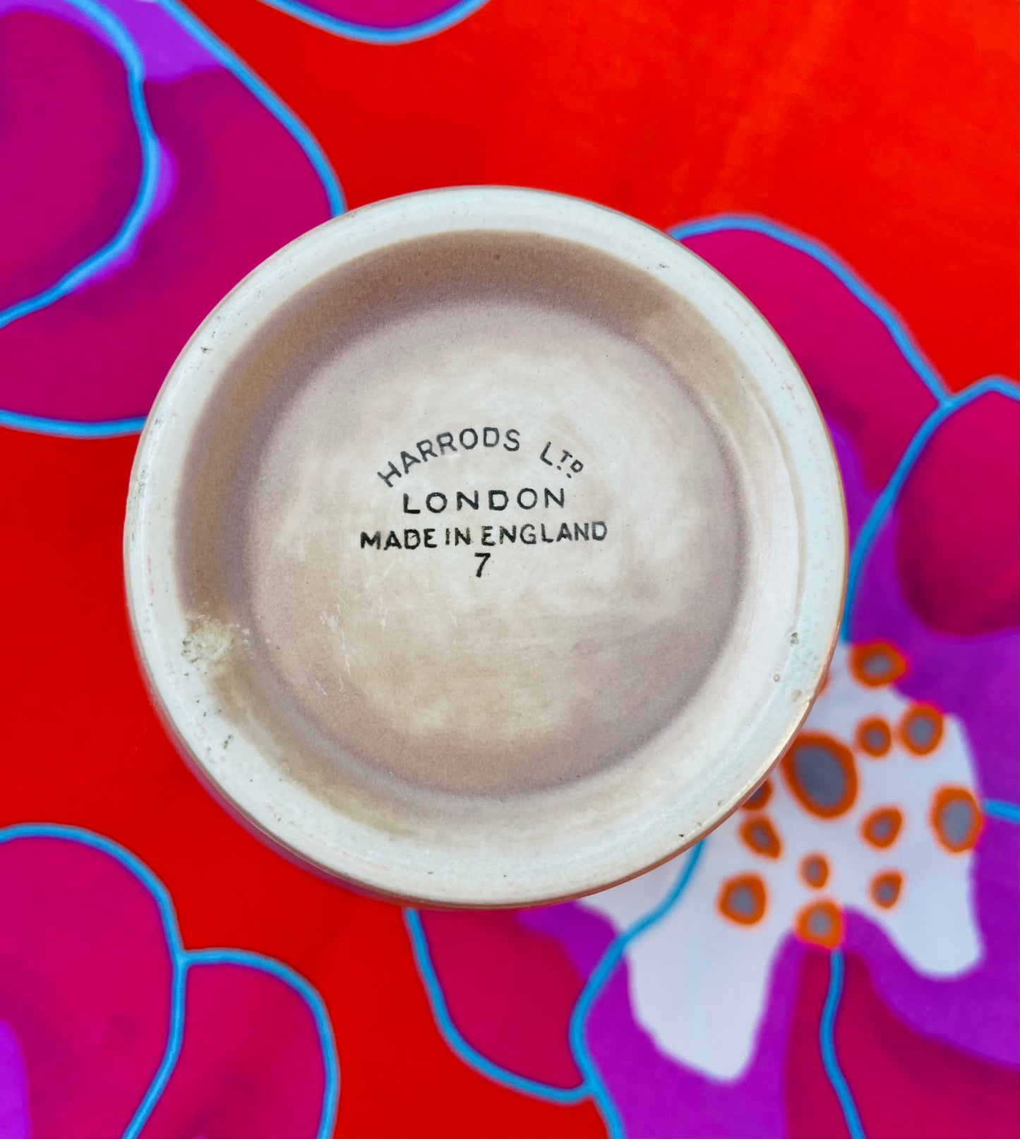 Harrods Small Ceramic Vase