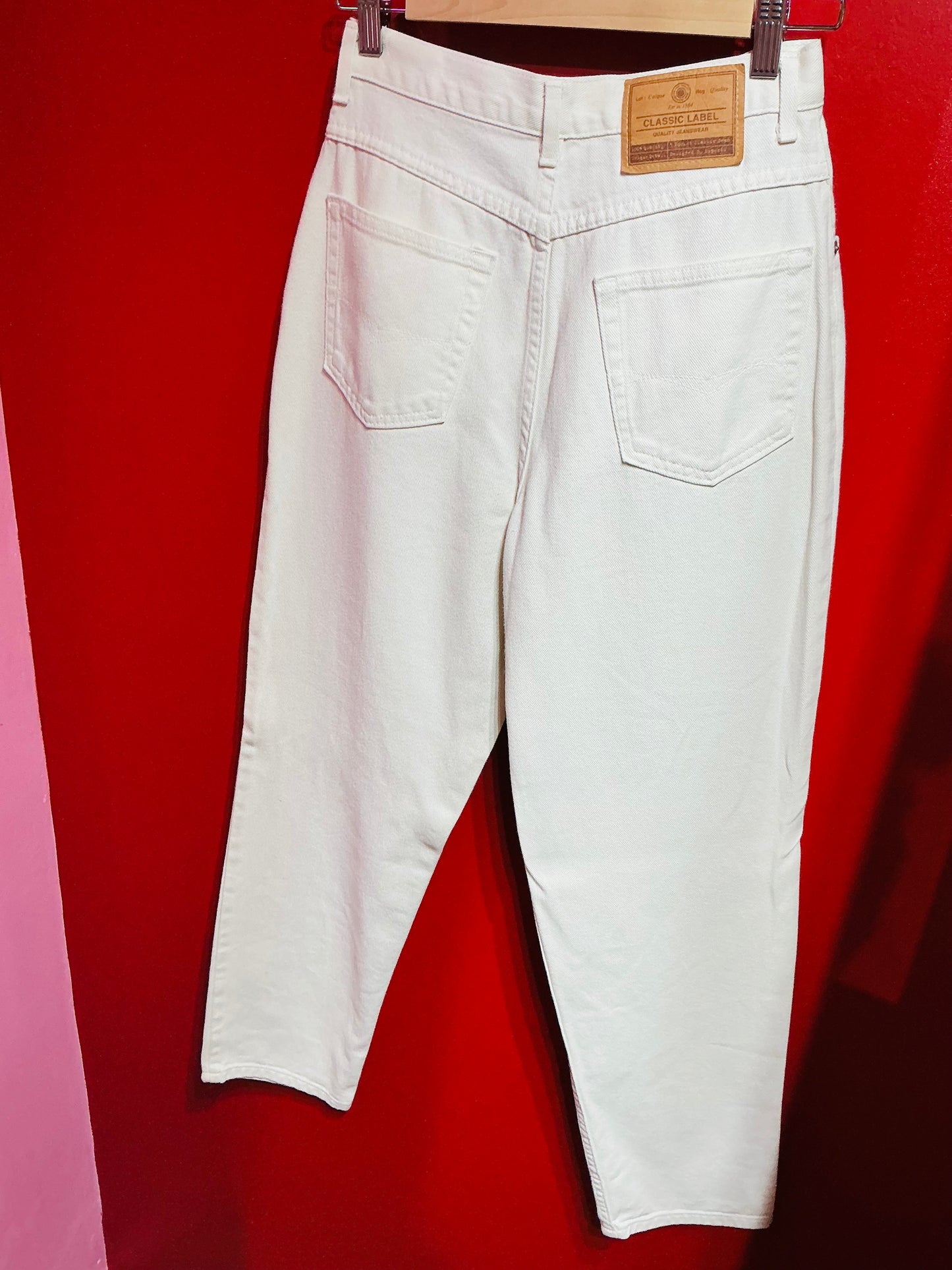 White Denim 1990s Vintage St Michael Straight Leg Jeans