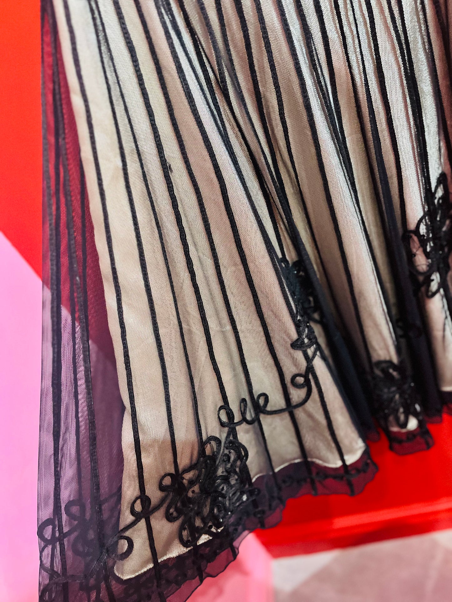 Phase Eight Vintage Black Lace Skirt