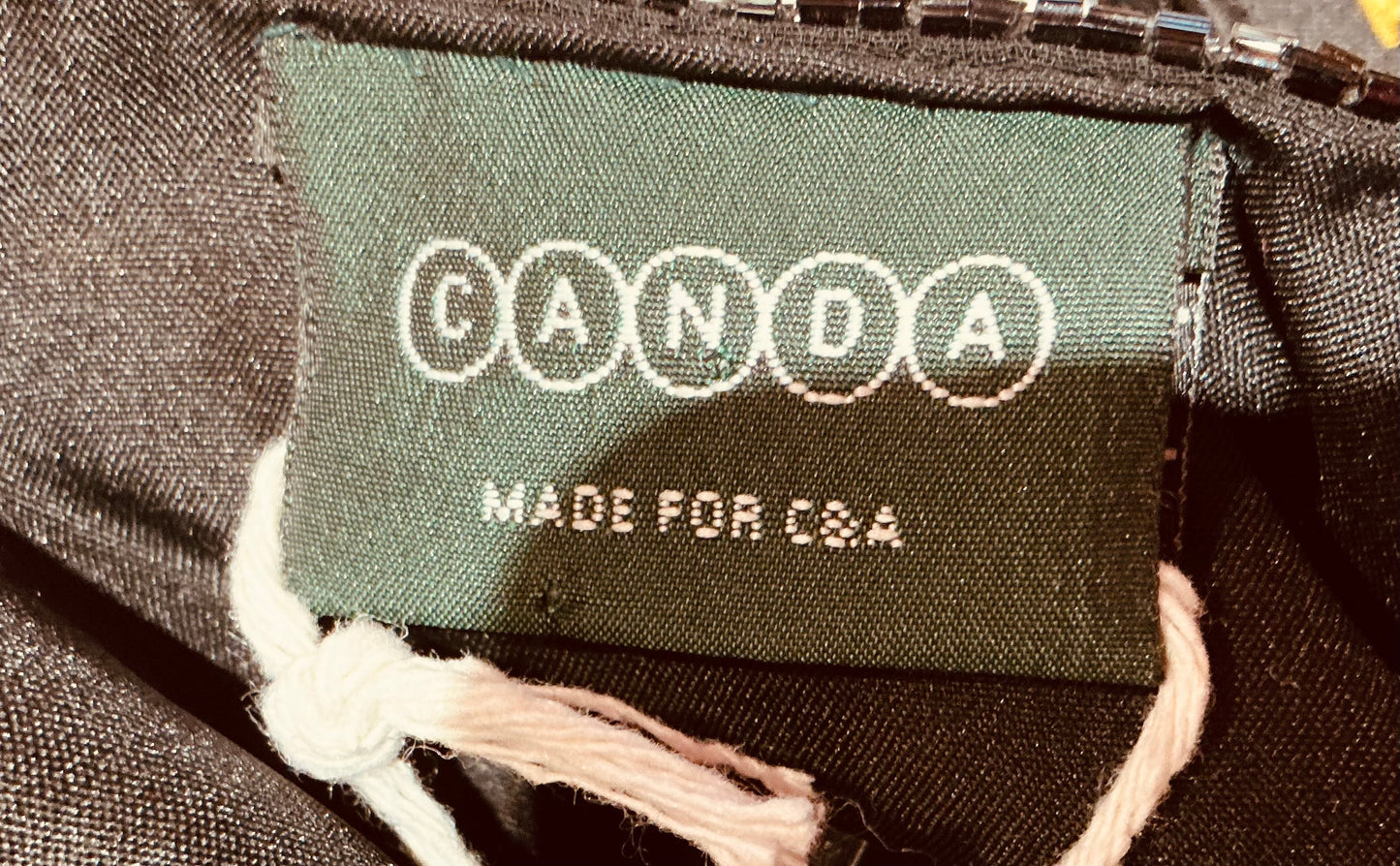 Canda Black Sheer Over Jacket