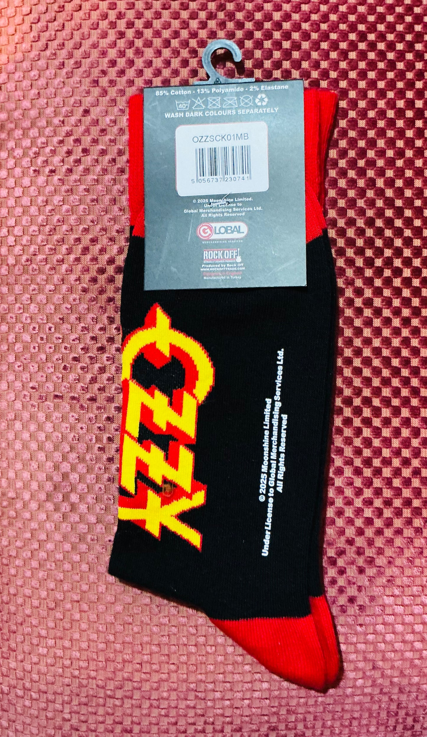 Ozzy Osbourne Black Bat Unisex Ankle Socks