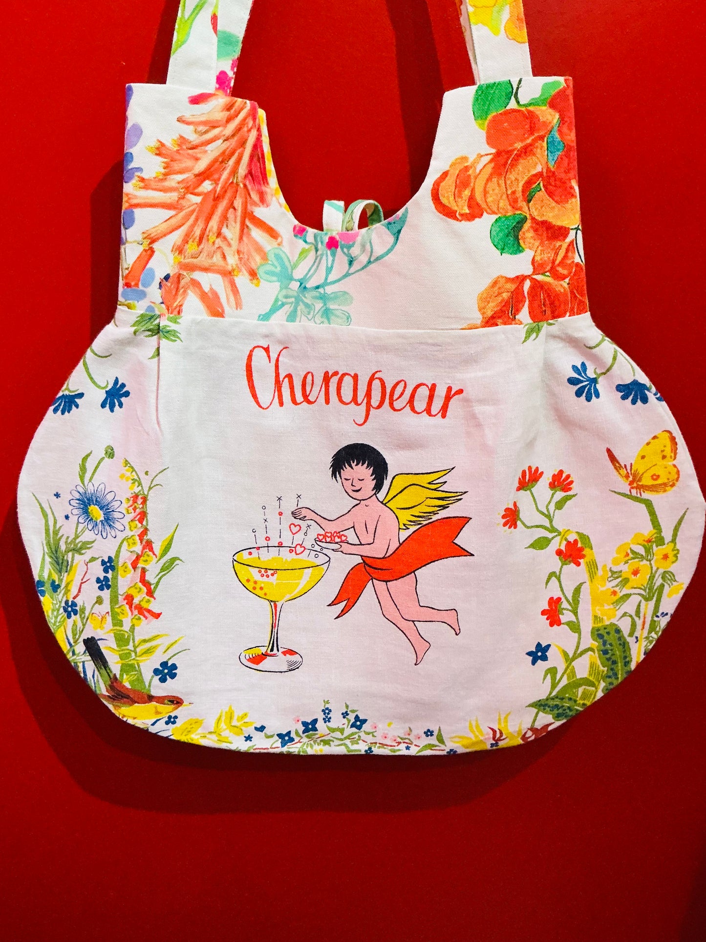Handmade “I’d Love a Babycham” Handbag
