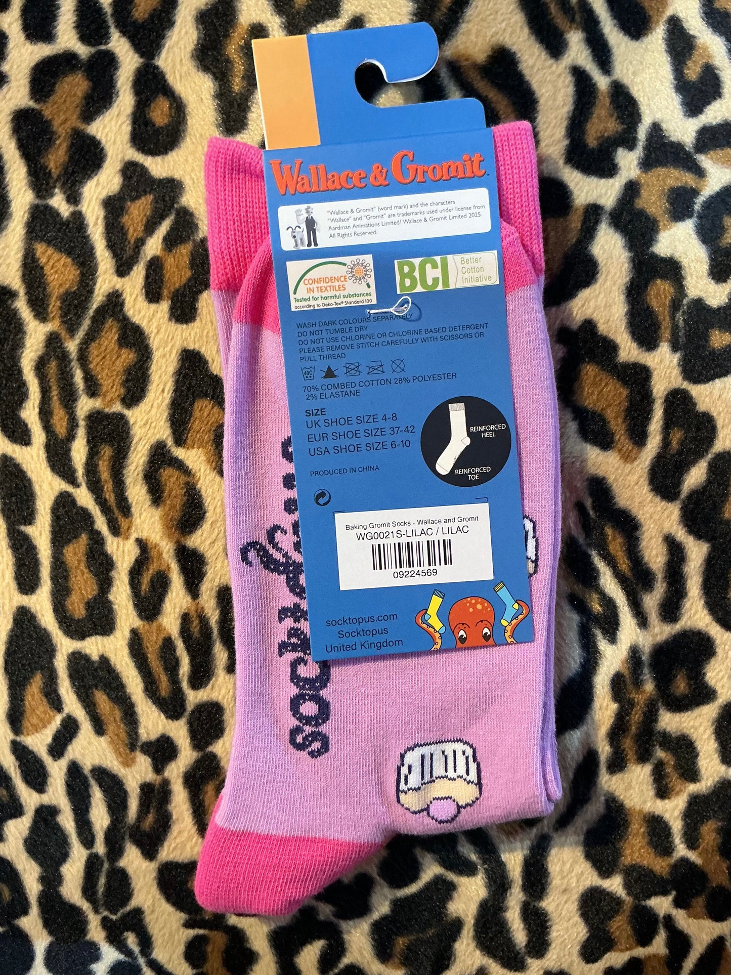 Socktopus Baking Gromit Socks- Wallace and Gromit