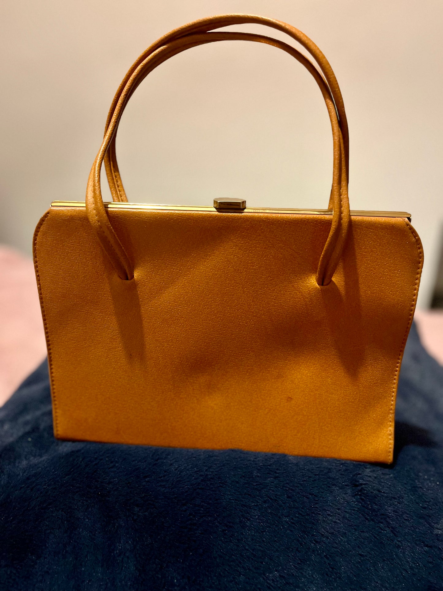 Light Brown 1960s Vintage Lanca Handbag