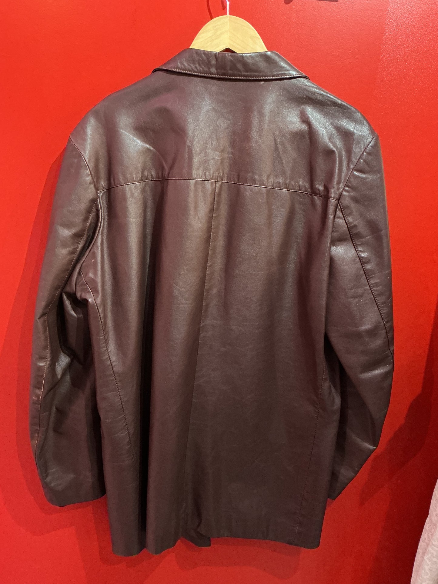 Brown Leather 1970s Vintage Leather Jacket
