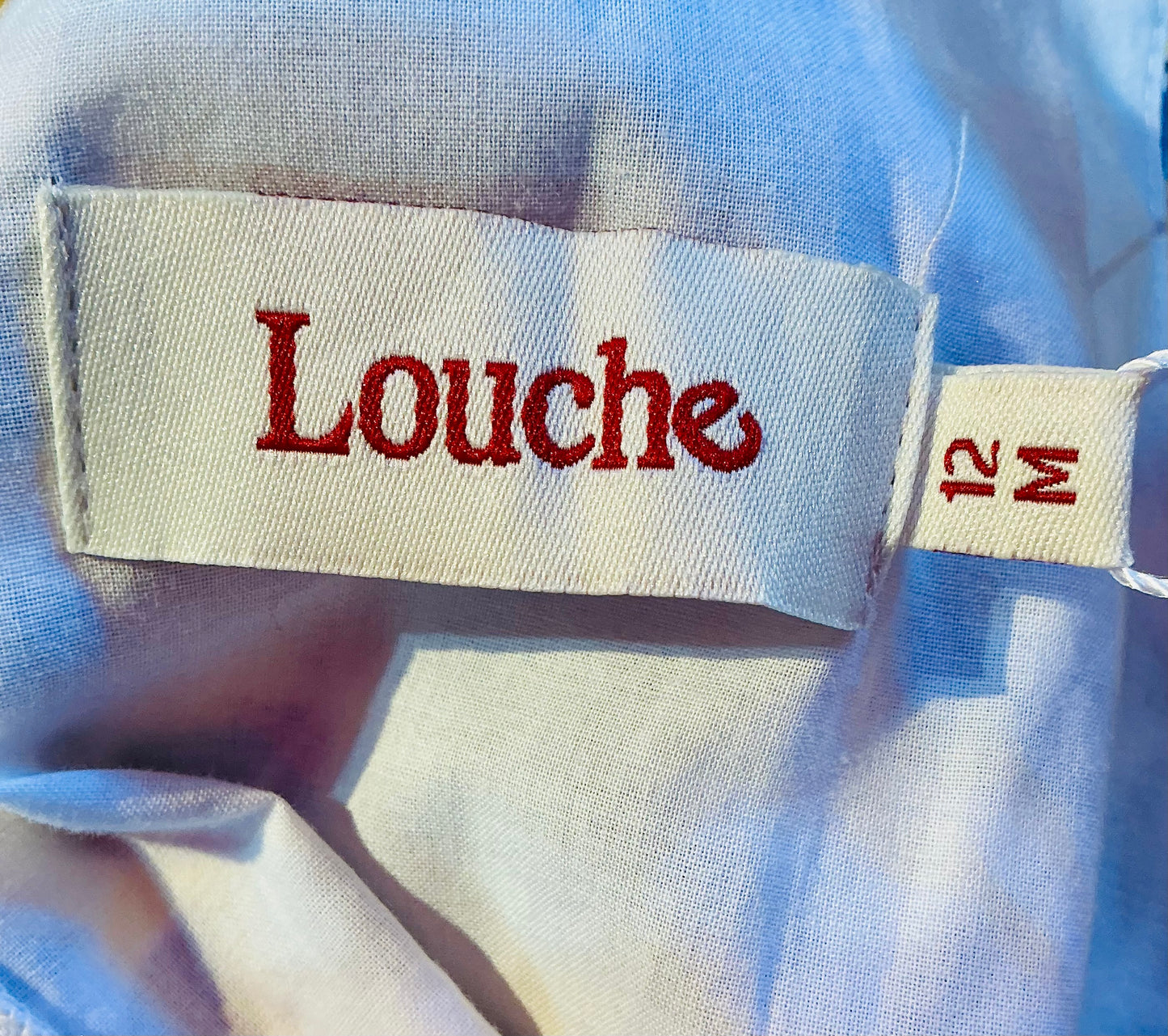 Louche Navy Pattern Dress