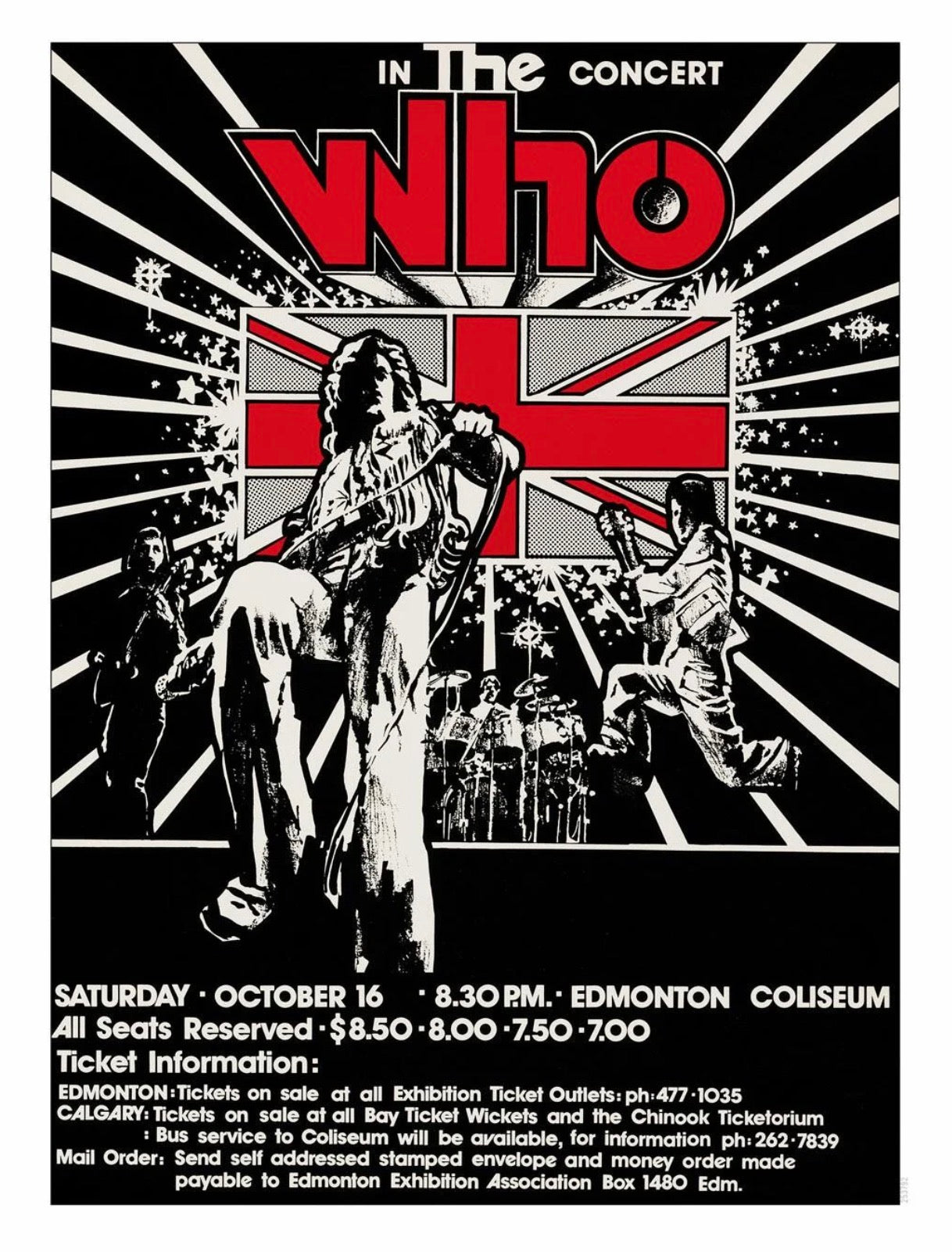 The WHO Concert Wall Print