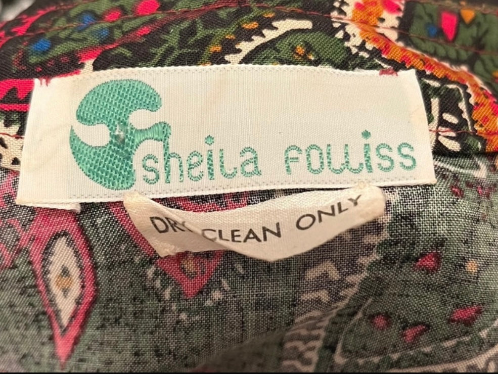 Original 1960s vintage Sheila Folliss Dress