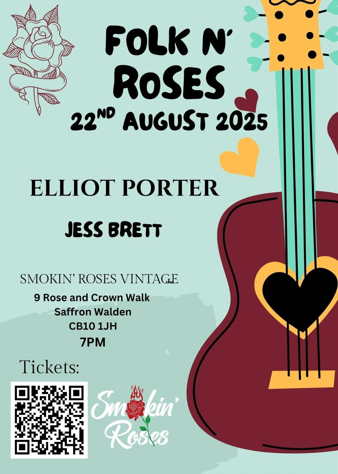 Folk ‘n’ Roses Live Music Event Ticket