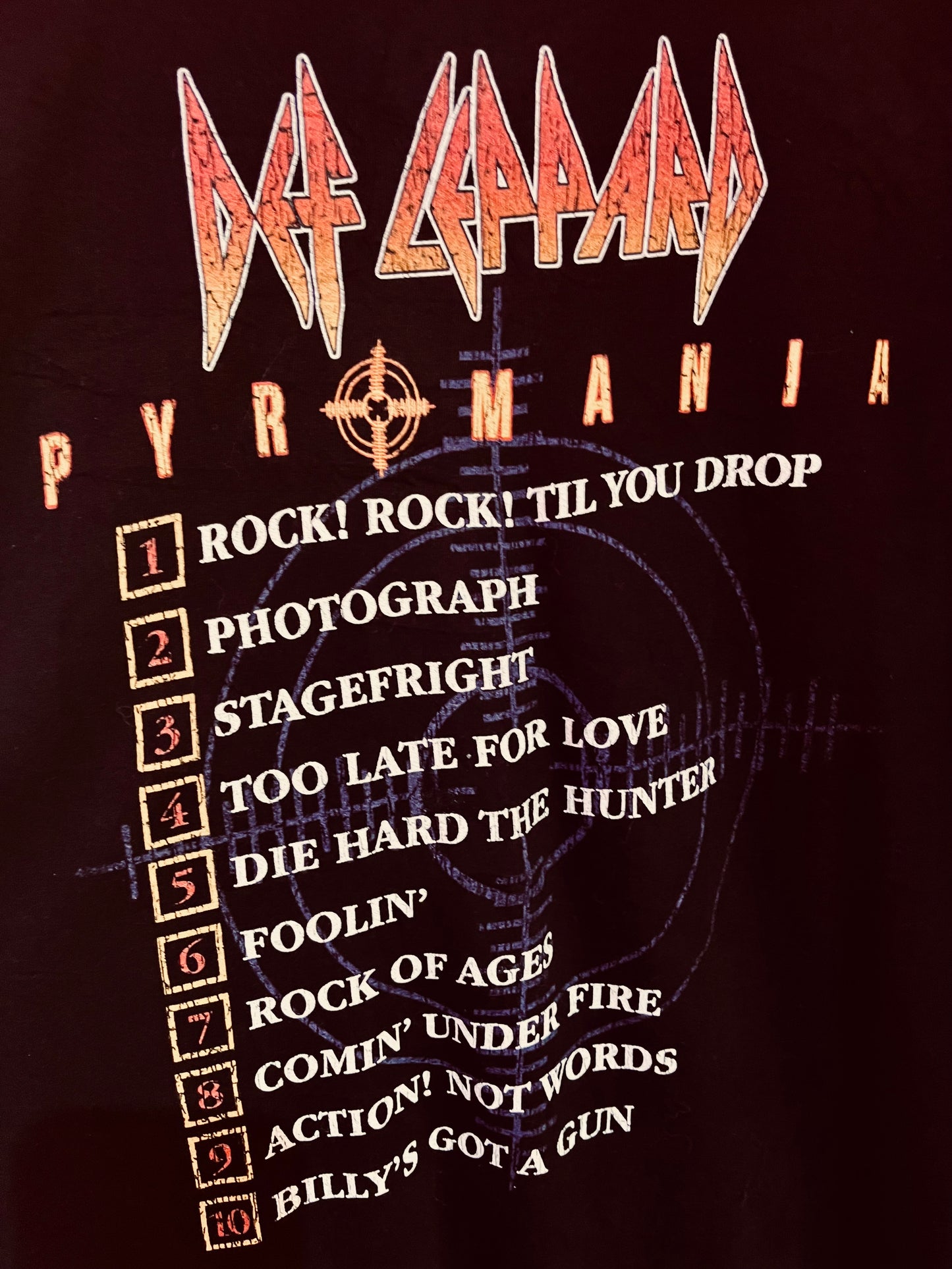 Def Leppard Pyromania Album Band Top