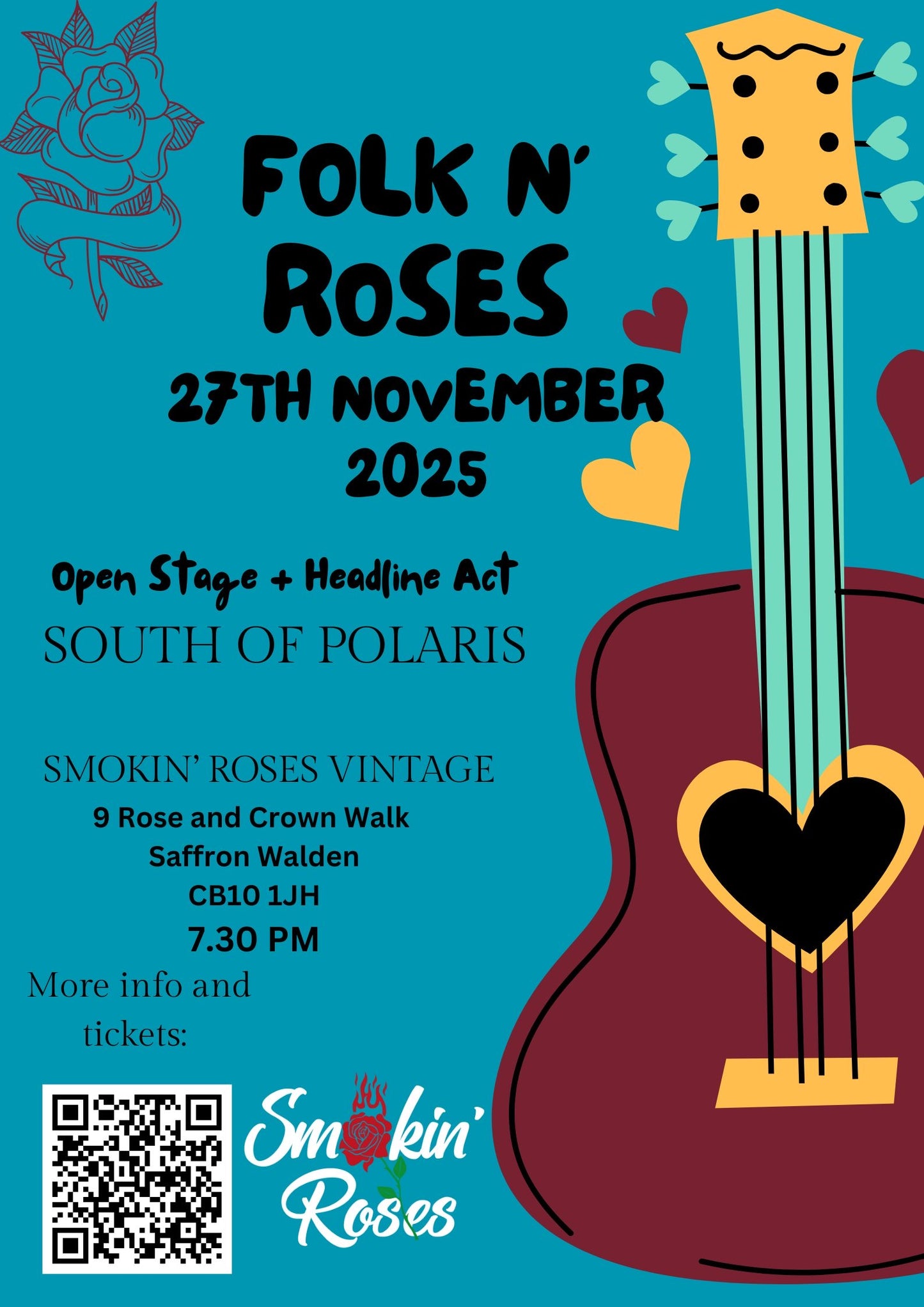 Folk ‘n’ Roses at Smokin’ Roses