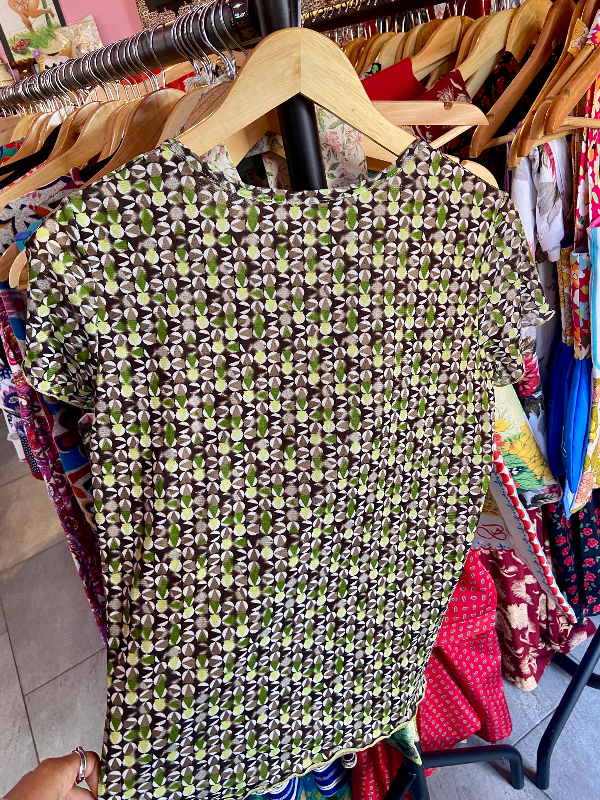 Patterned Mesh Top