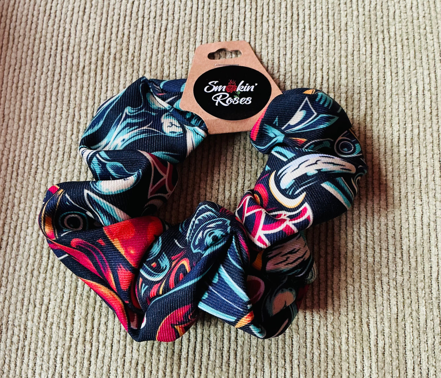 Handmade Vintage Fabric Scrunchies