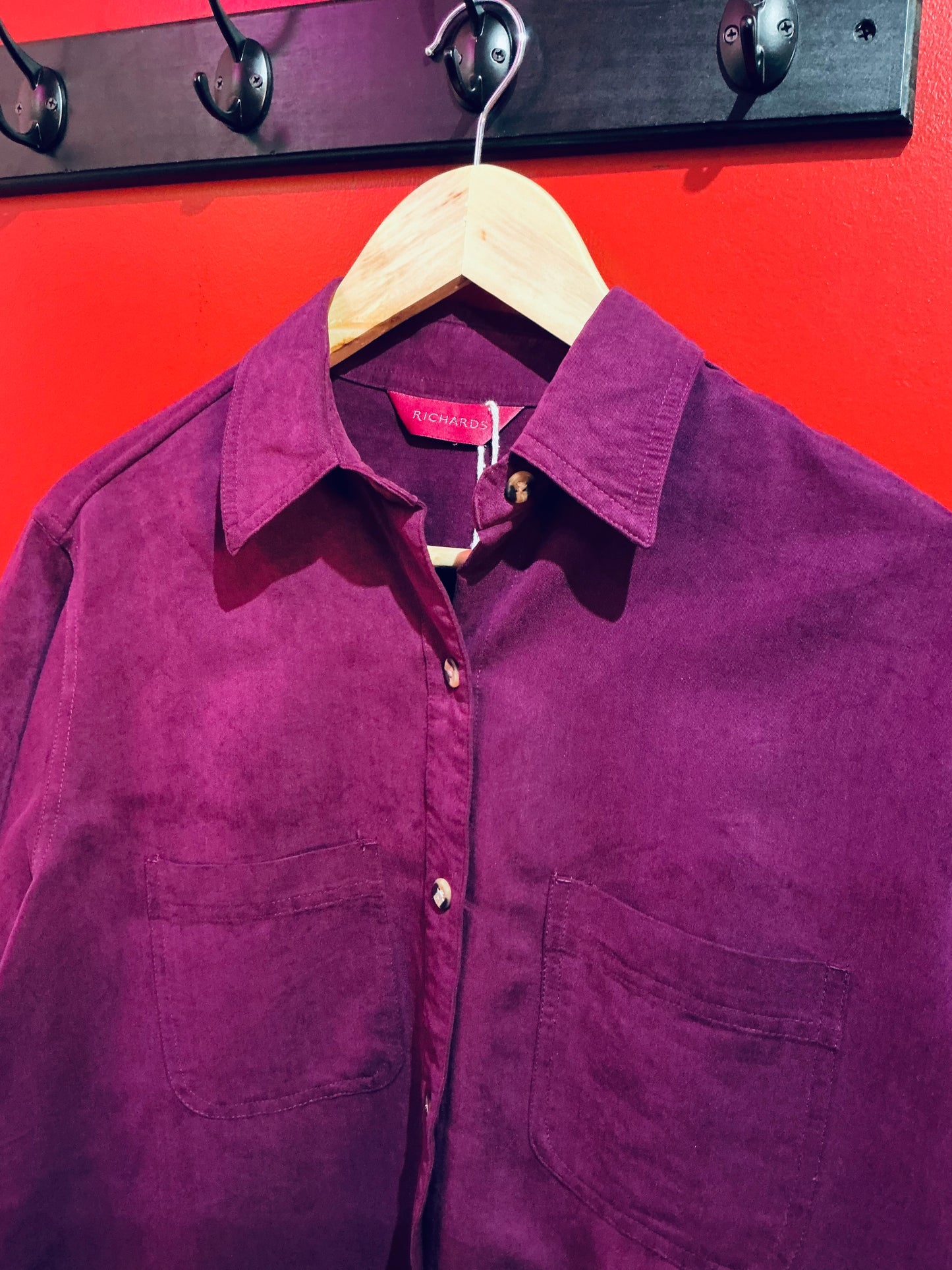 1990s Vintage Richards Purple Shirt