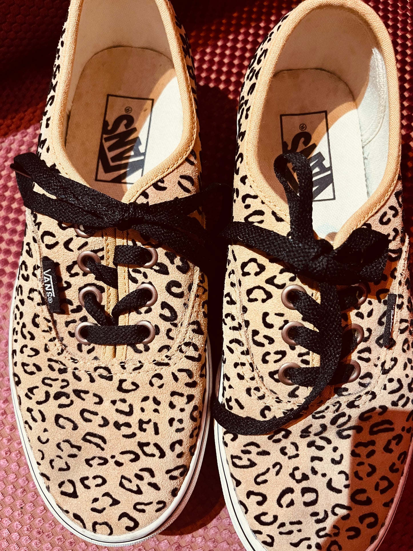 Leopard Print Platform Vans