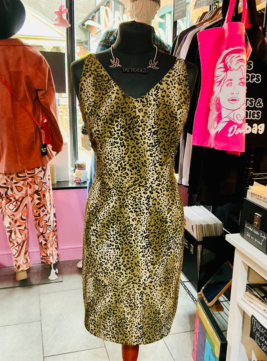 1990s Vintage Hamells Satin Slip Dress