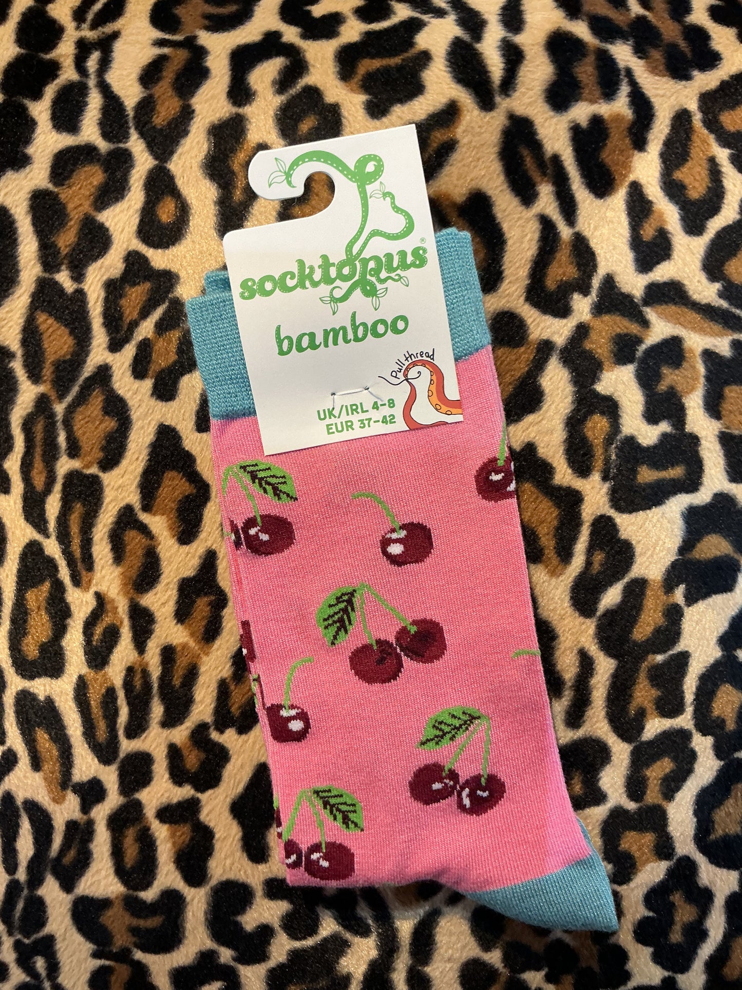 Socktopus Cherry Bamboo Socks