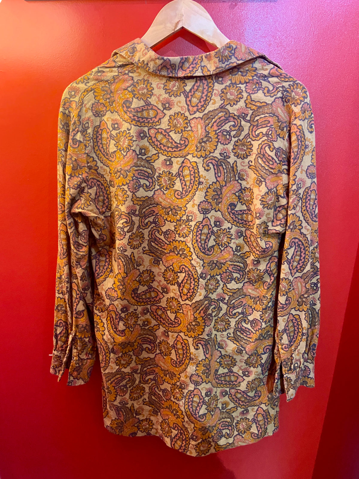 1970’s Vintage Paisley Print Shirt