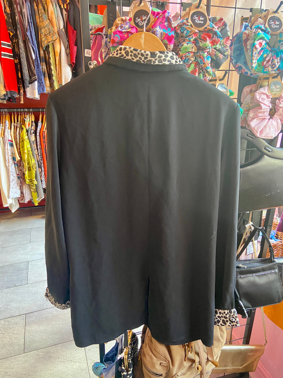1980’s Leopard Print Collar Button Up Shirt