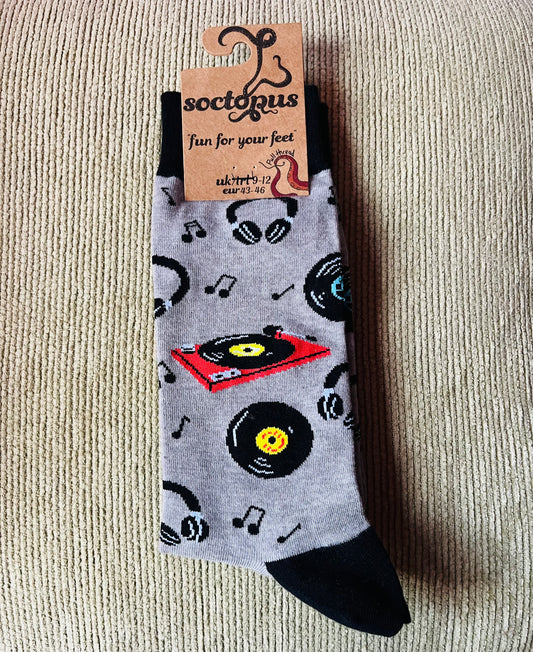 Socktopus Vinyl Lovers Socks