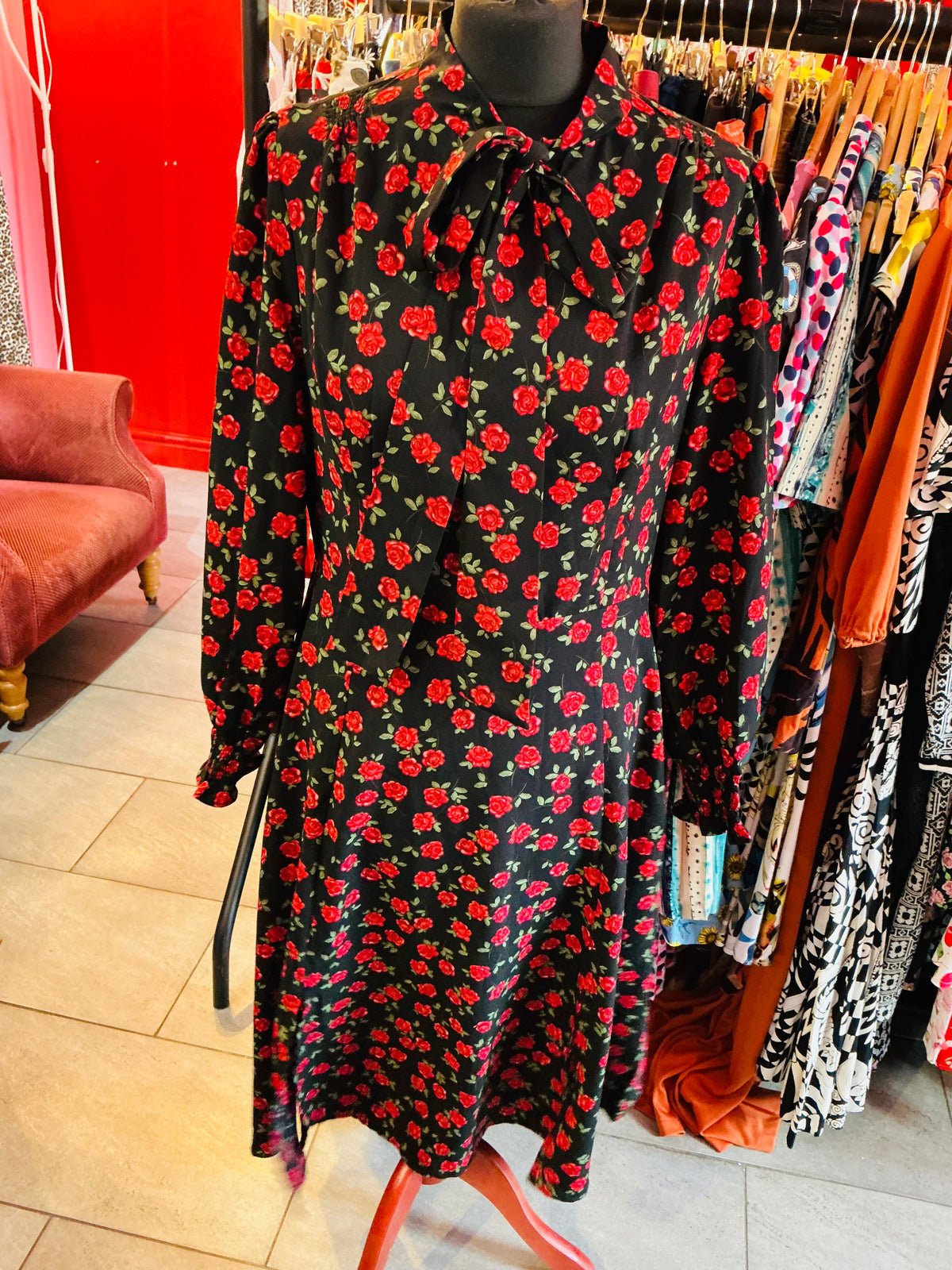 Red Rose Joanie Dress