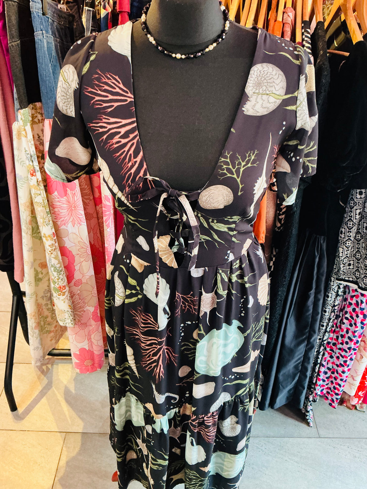 Sea life Cosmic Drifters Tea Dress