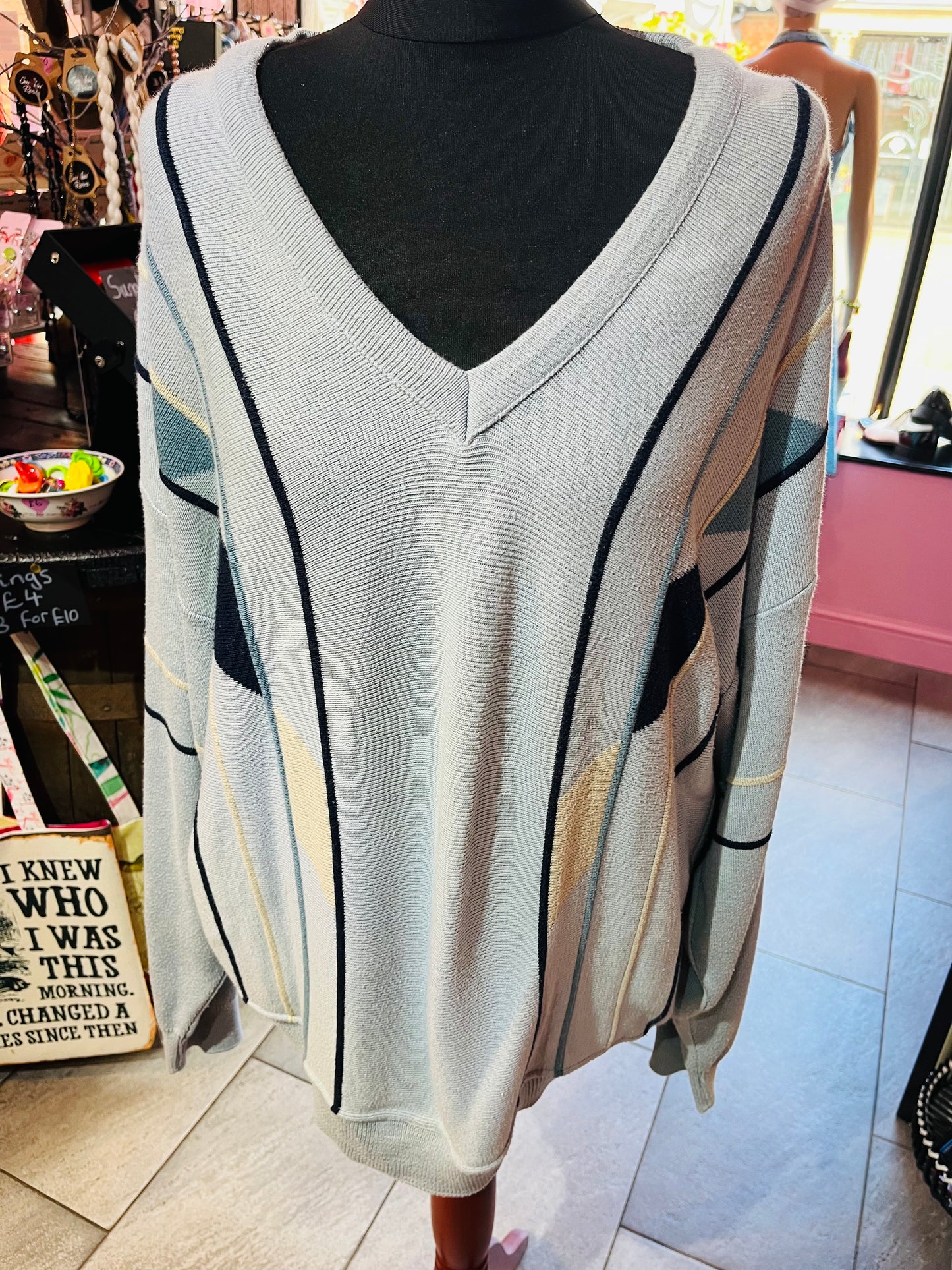 1990s Vintage Blue Farah Jumper