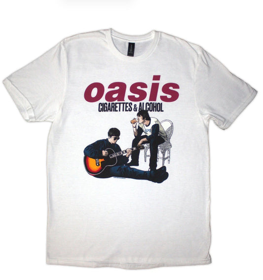 Oasis Cigarettes and Alcohol Band Top
