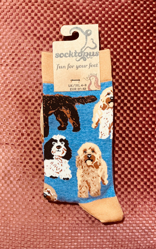 Socktopus Fluffy Cockapoo Socks
