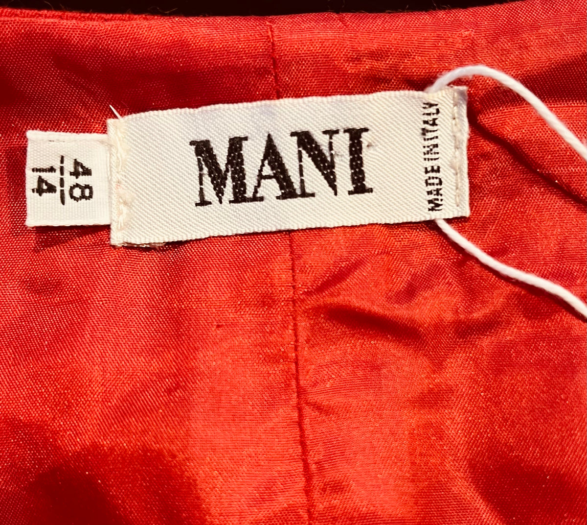 1980s Armani ‘Mani’ Collection Red Waistcoat