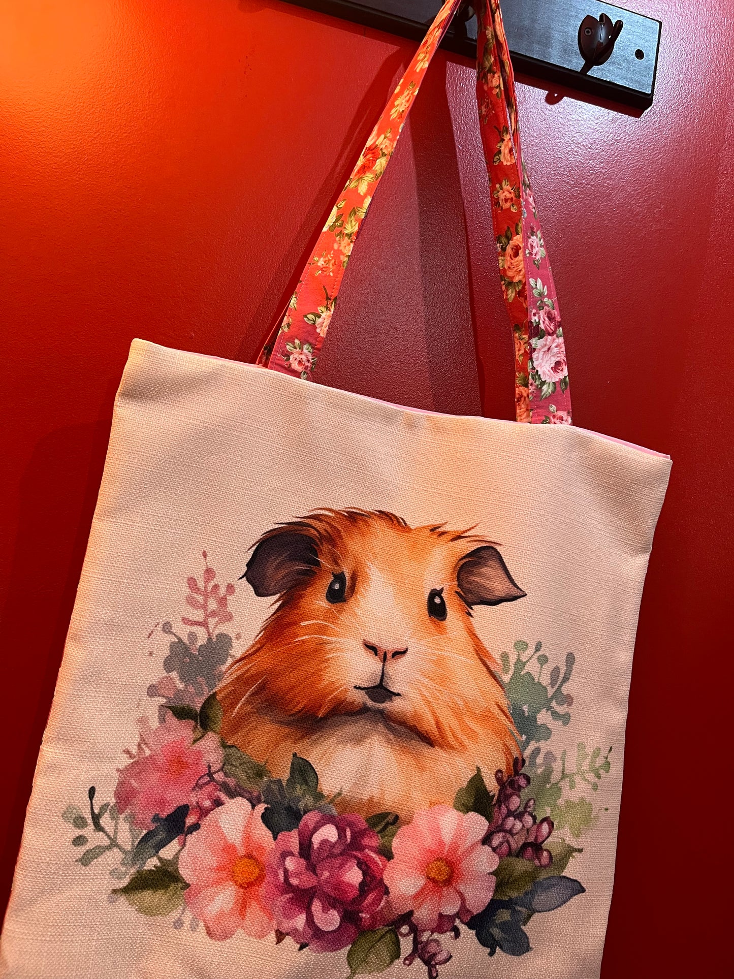 Handmade Guinea Pig Tote Bag ll