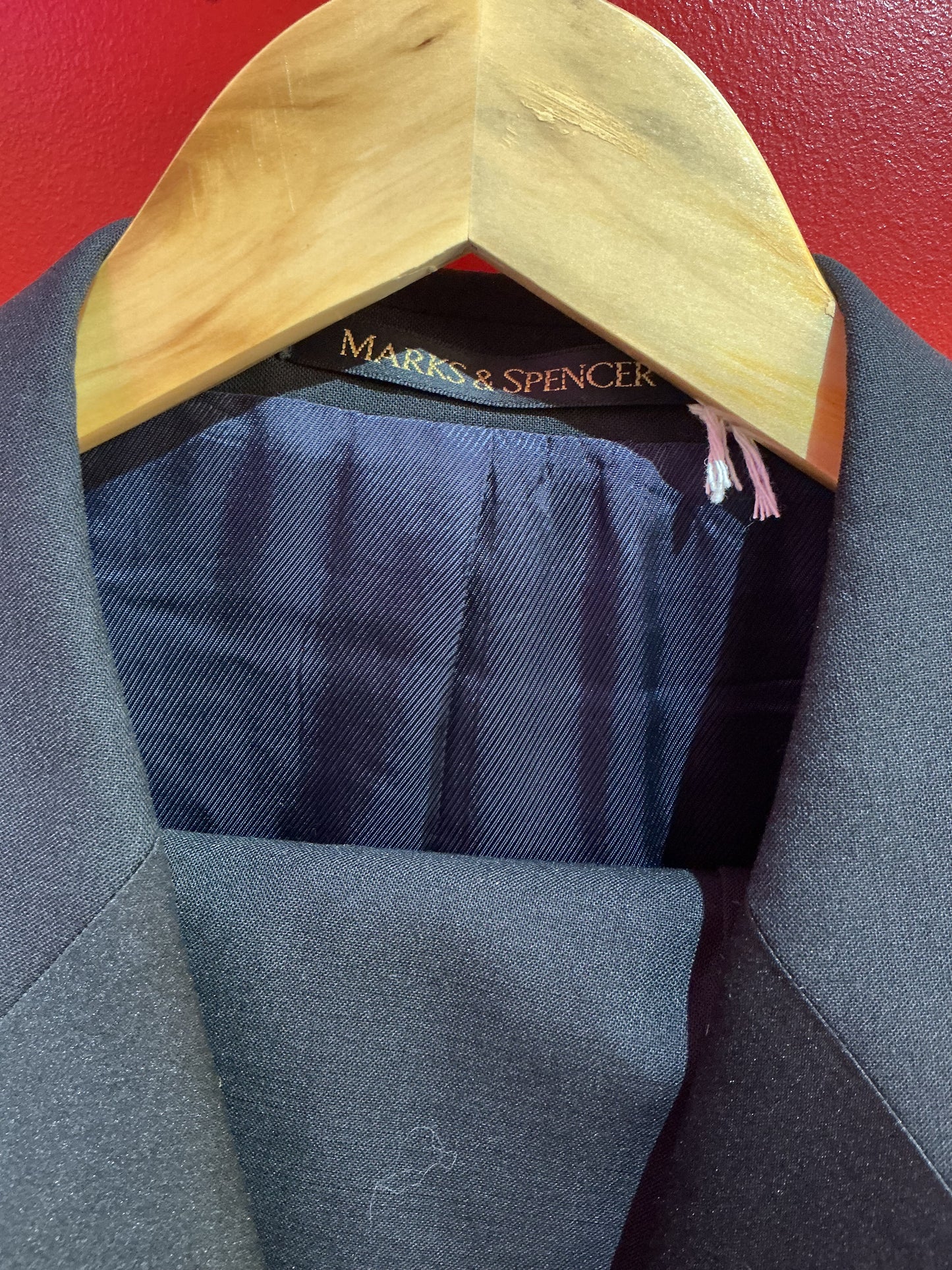 St Michael 90s Vintage Black Suit & Trousers