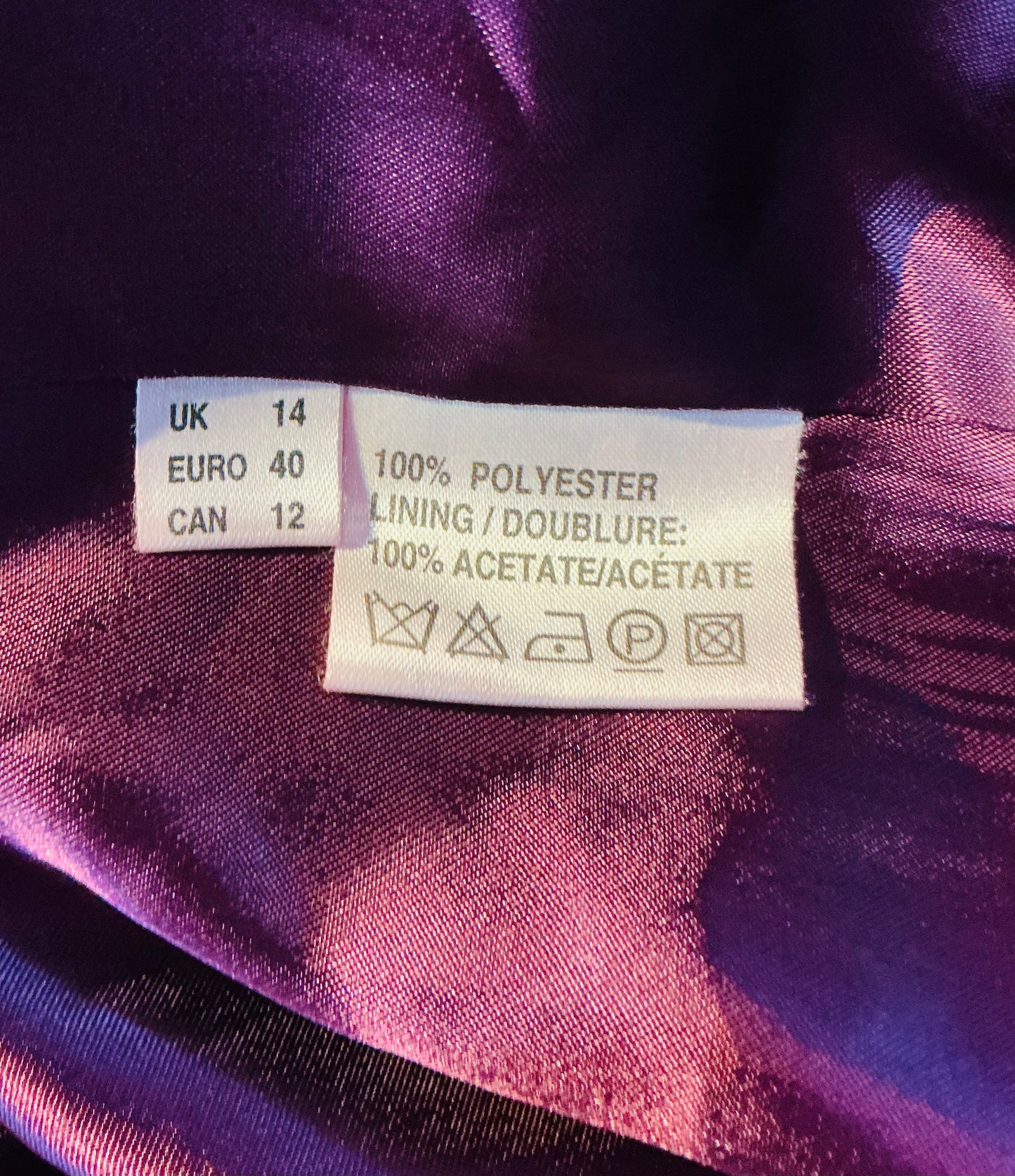 1990s Vintage Jacques Vert Purple Suede Blazer