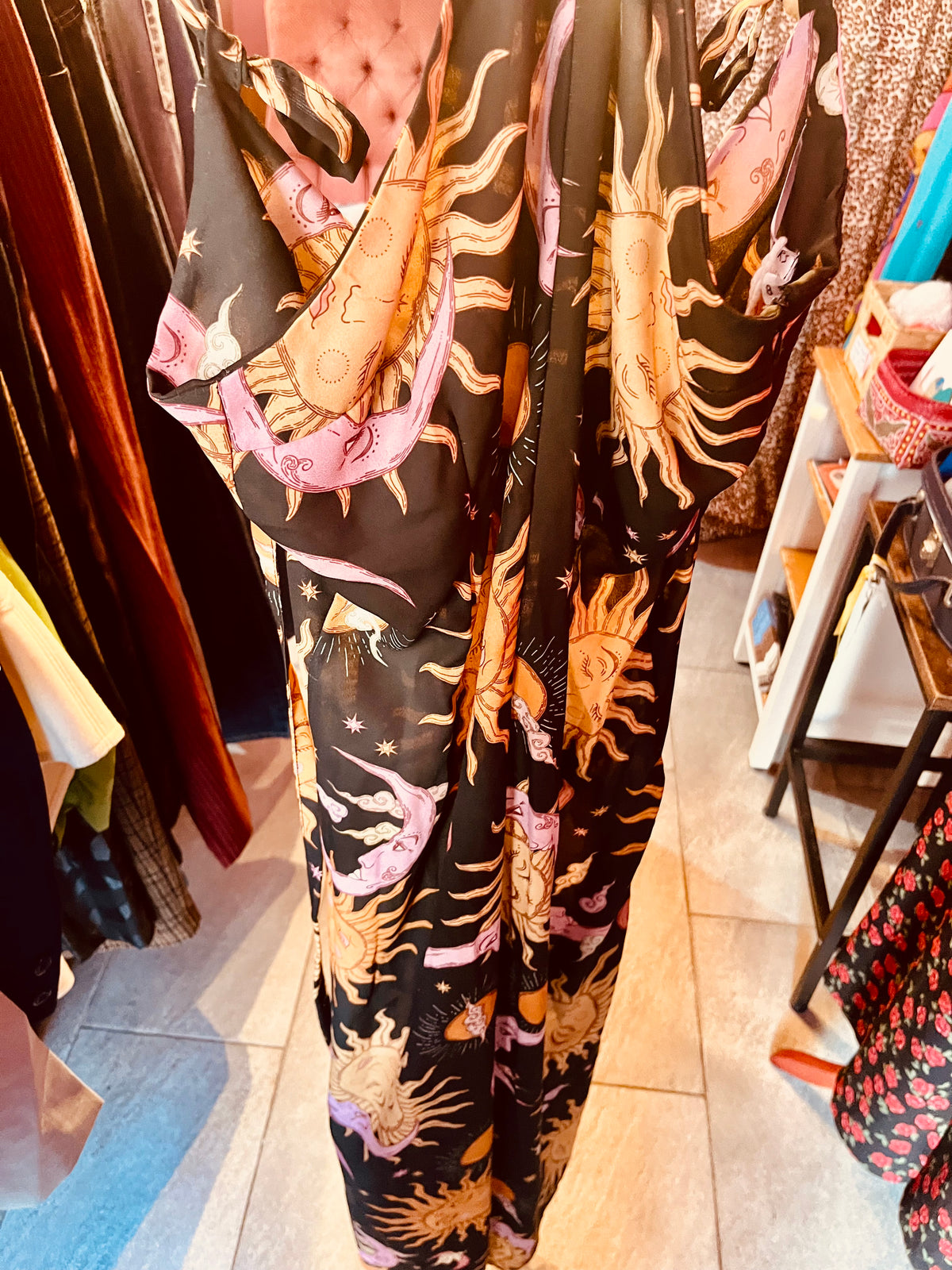 Celestial Sun and Moon Cosmic Drifters Jumpsuit