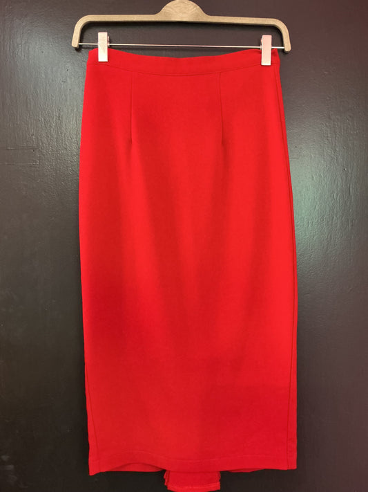 Hell Bunny Red Wiggle Skirt