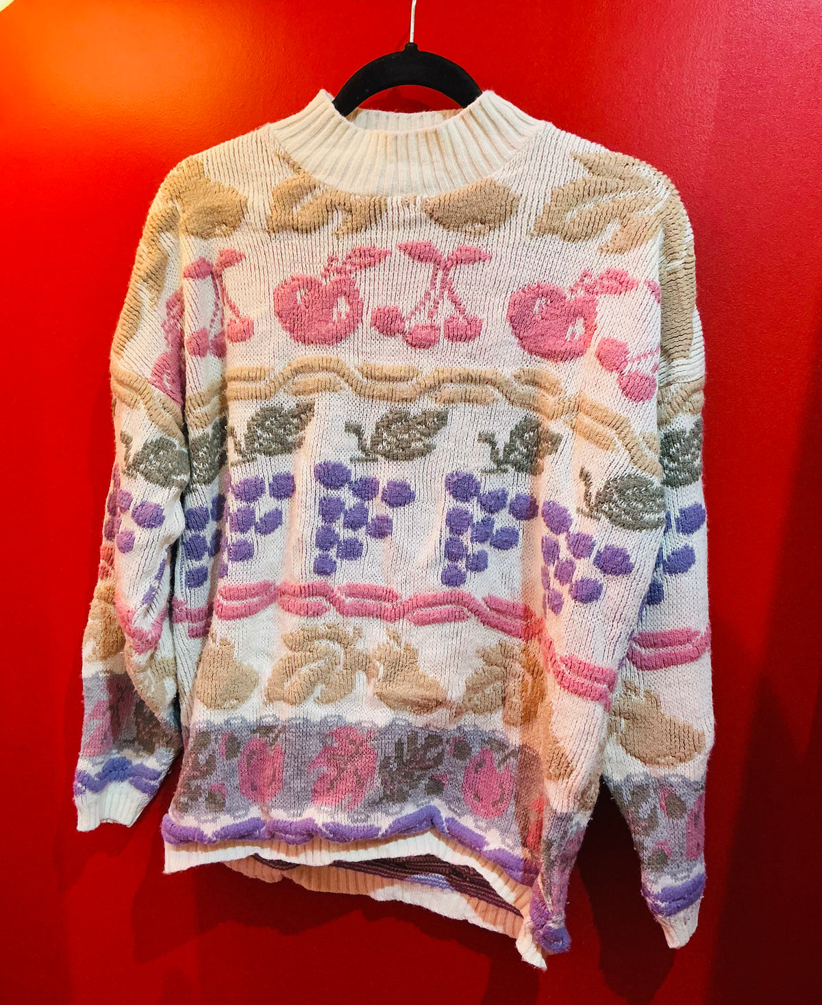 1980’s vintage fruit salad jumper