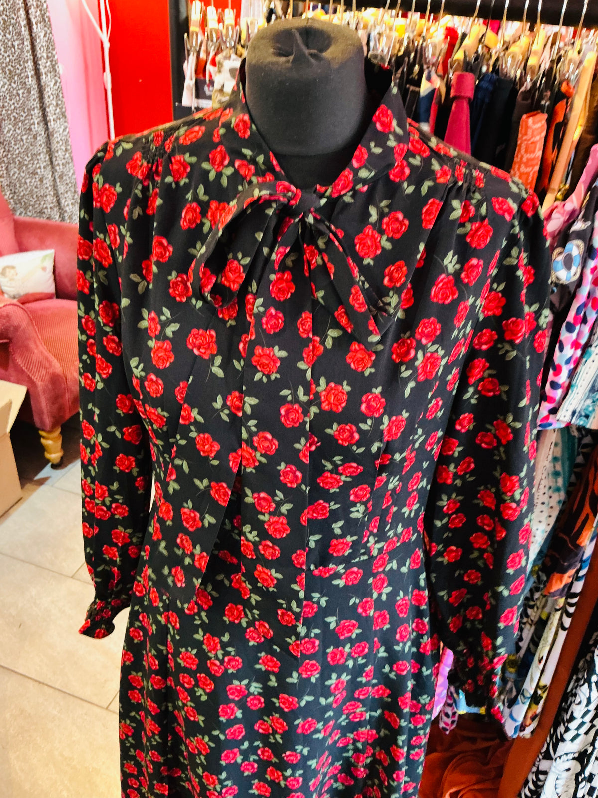 Red Rose Joanie Dress
