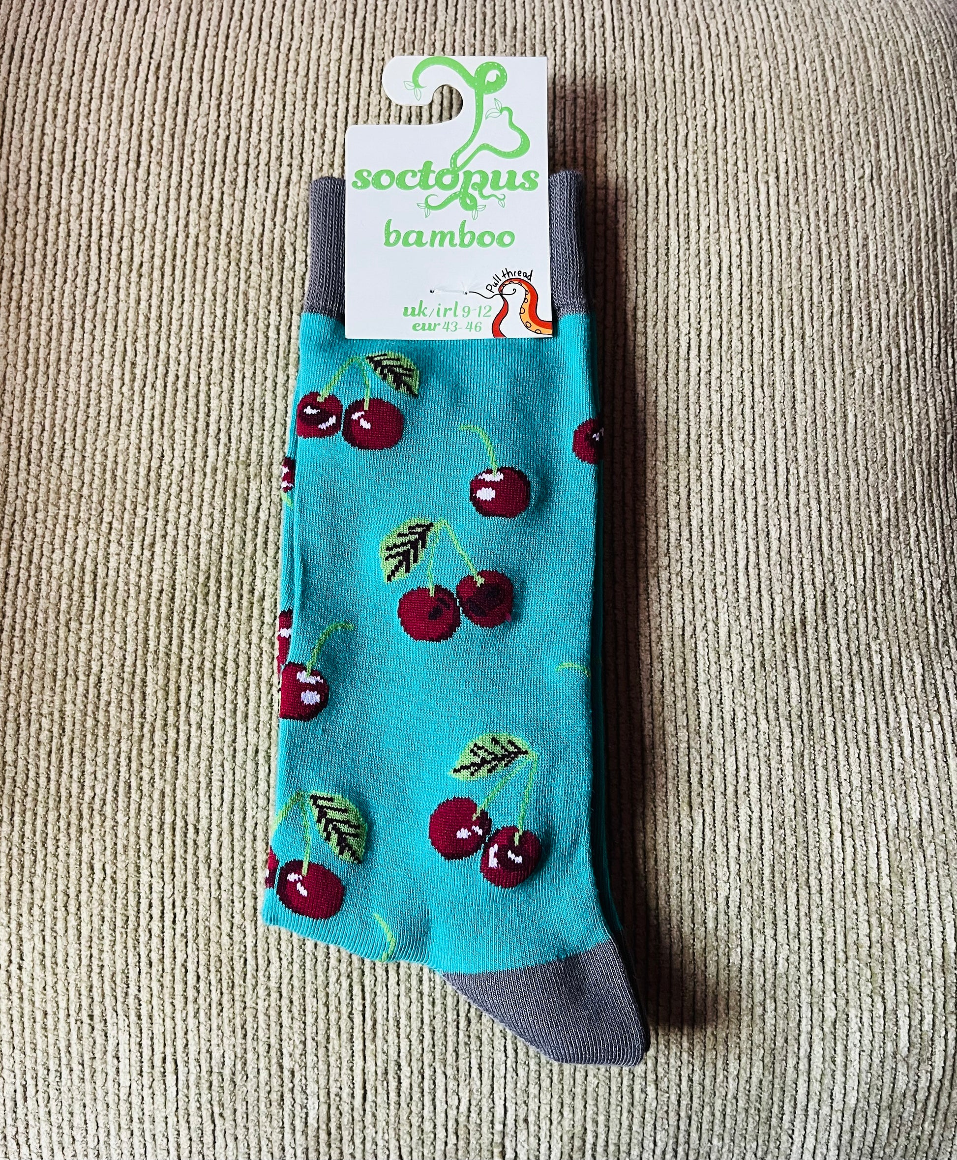 Socktopus Cherry Bamboo Socks