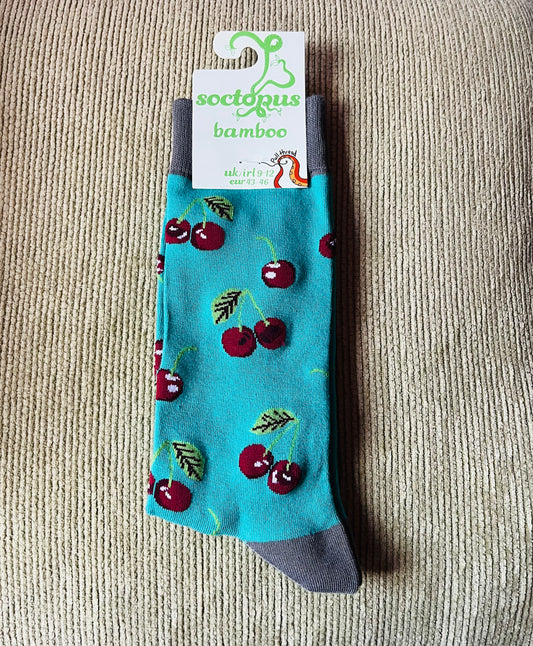 Socktopus Cherry Bamboo Socks