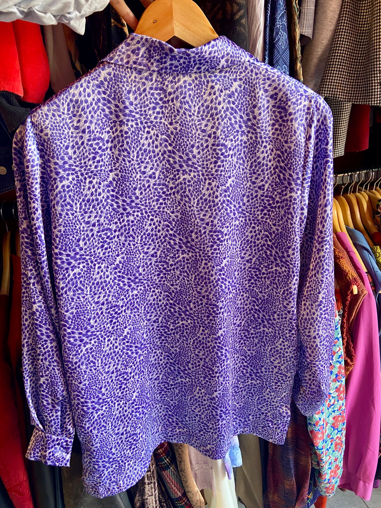 Purple Patterned Shirt