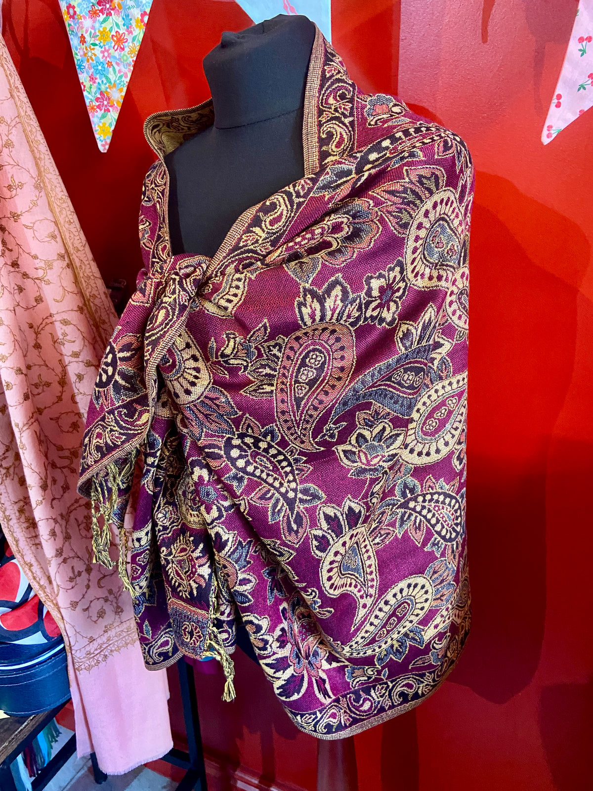 Two Toned 100% Pashmina Scarf