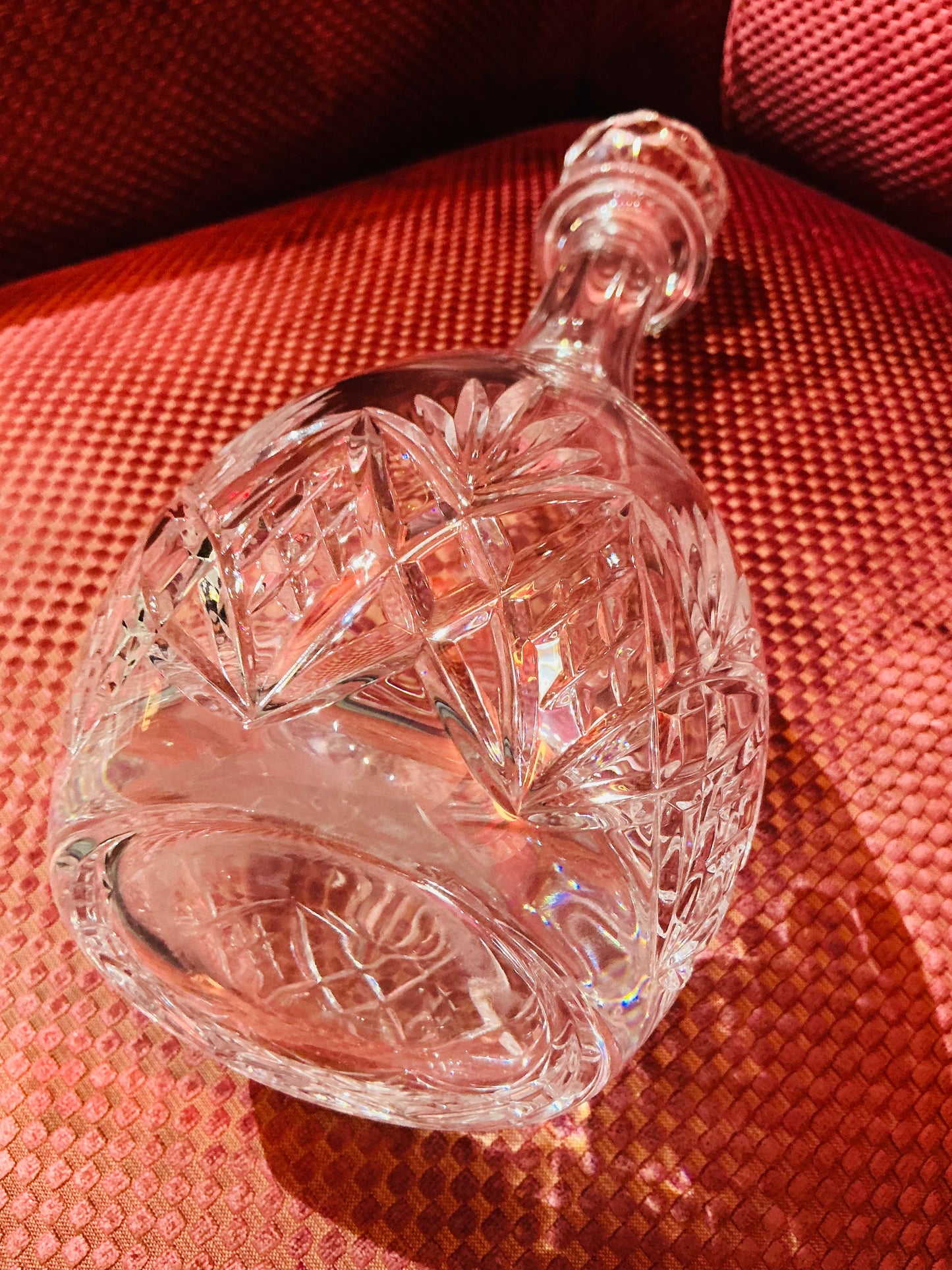 Cut Crystal Glass Decanter