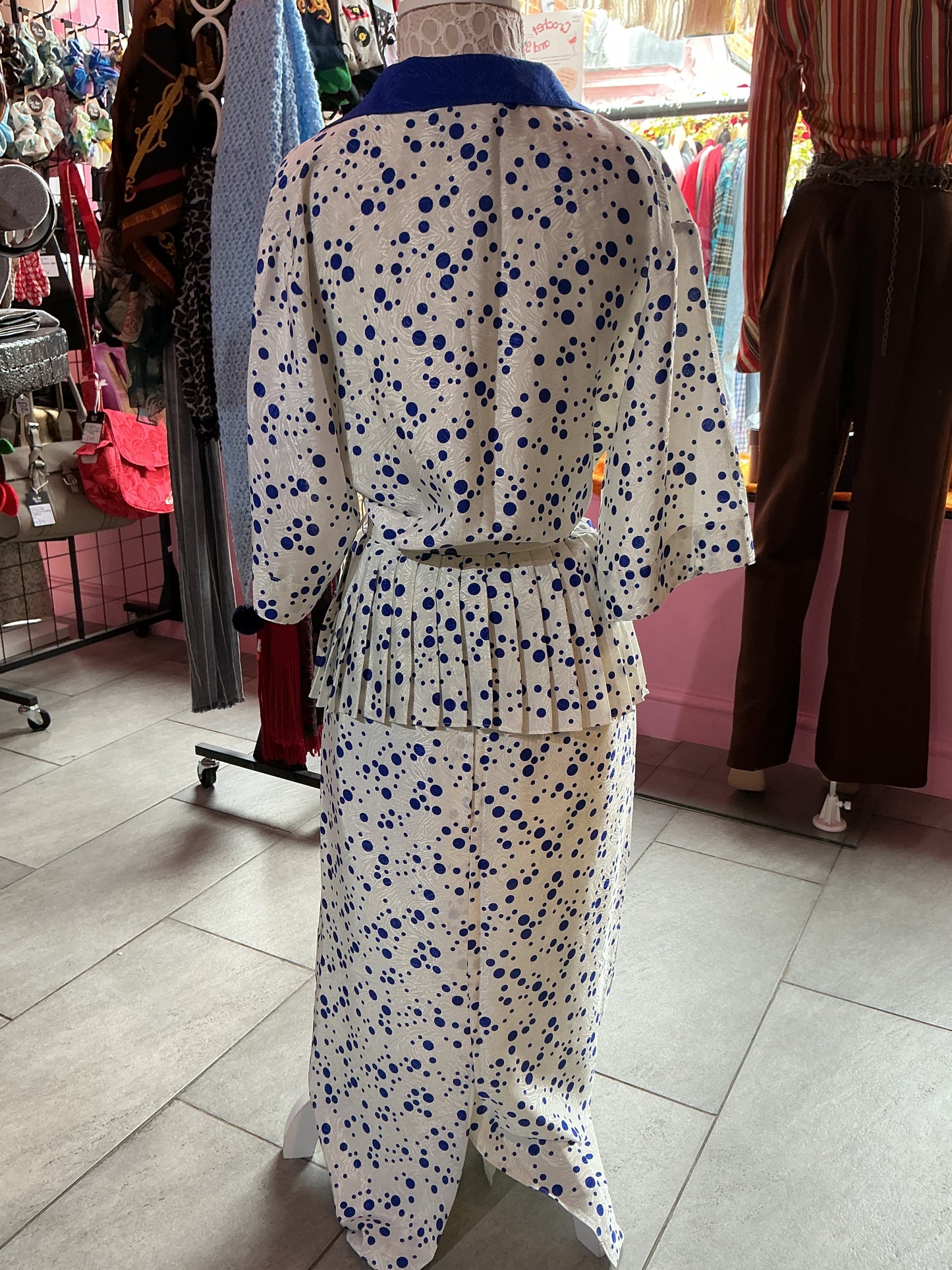 1980s Vintage Gina Bacconi Top & Skirt Set