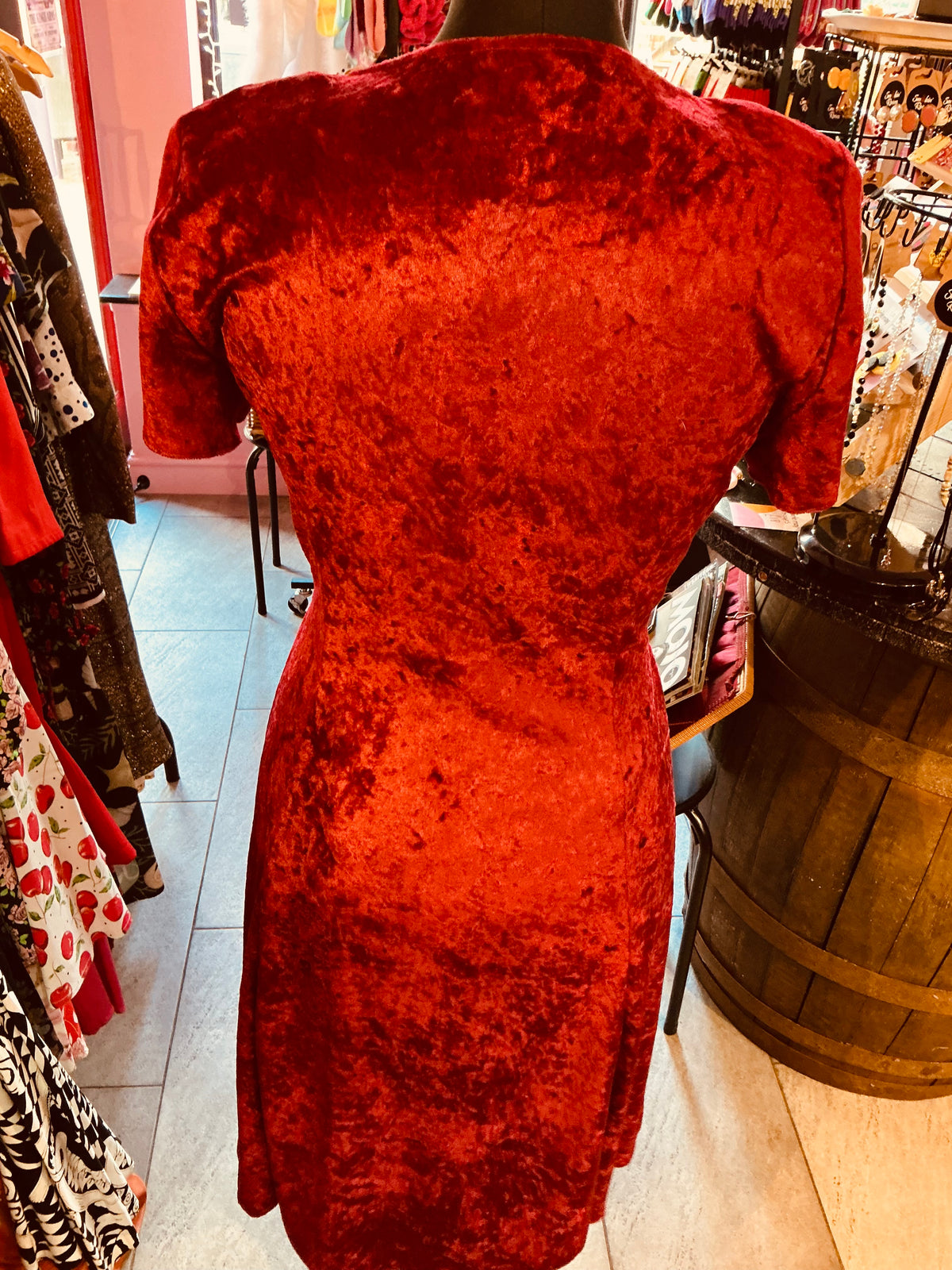 Red Velvet C&A Dress