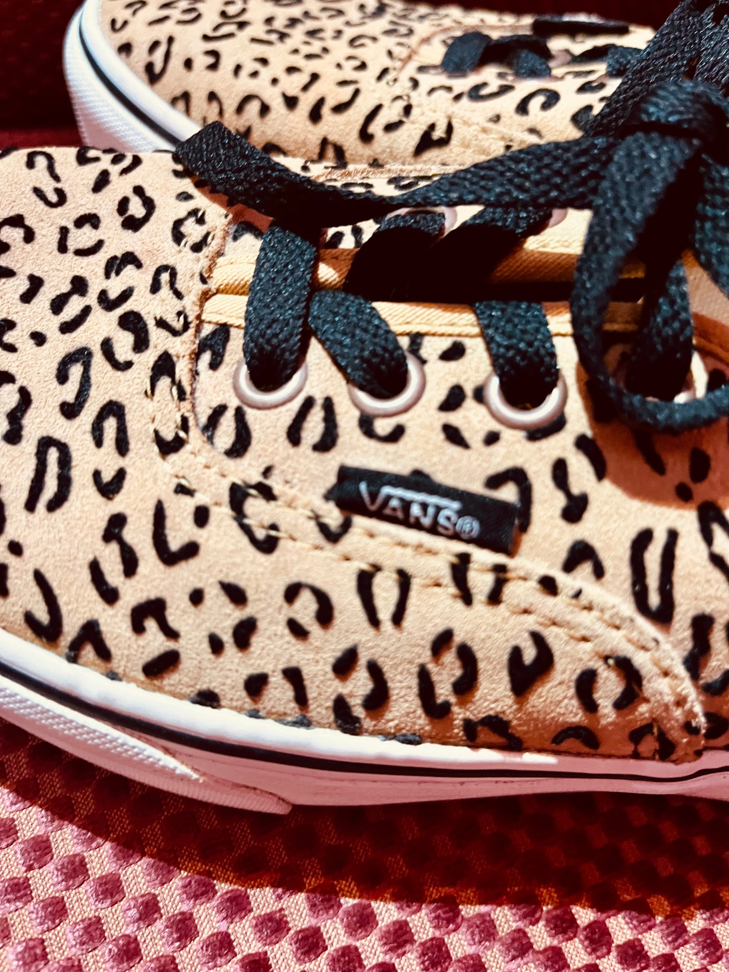 Leopard Print Platform Vans