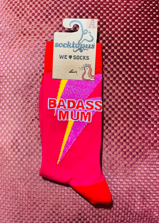 Socktopus Badass Mum Socks
