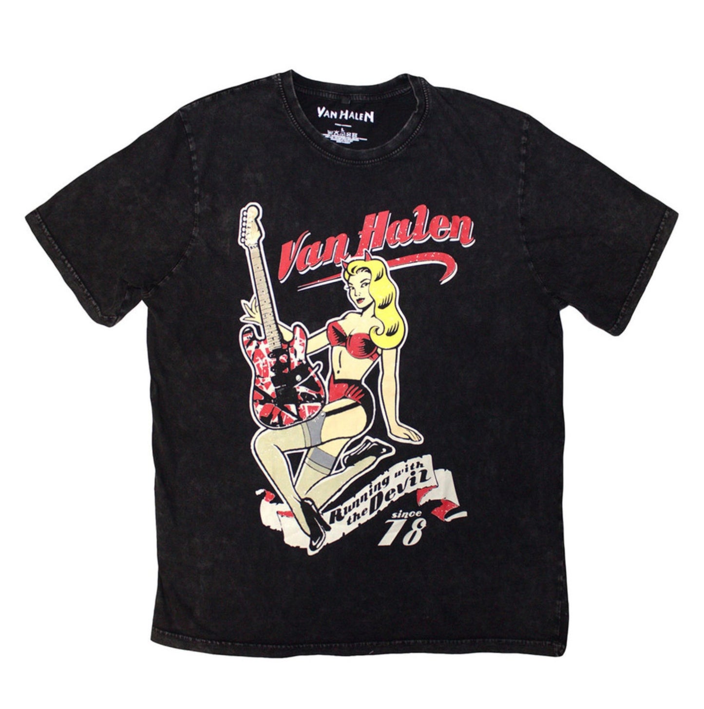 Van Halen Pin up Running with the Devil Band Top